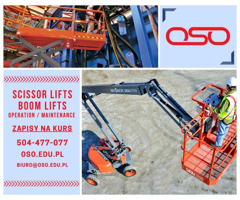 Operators of aerial work platforms and scissor lifts (boom lifts, scissor lifts) must be licensed to work abroad
